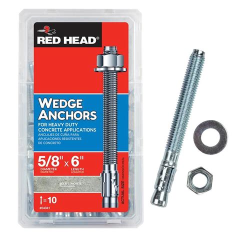 box bolt wedge anchor for steel|stainless steel wedge anchors lowe's.